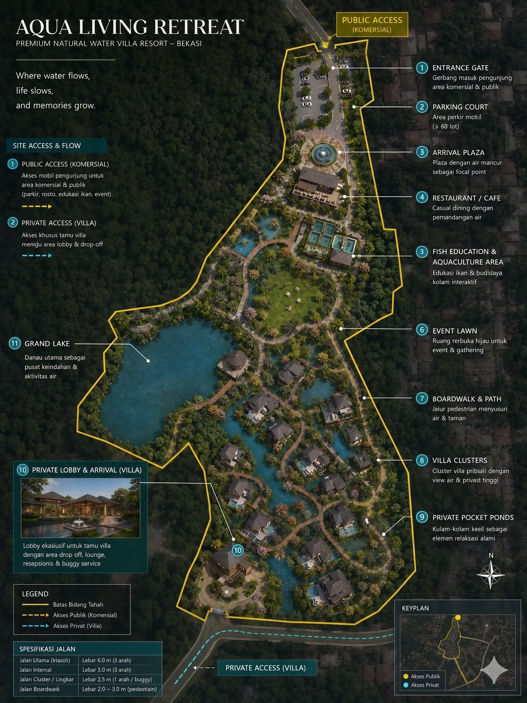 Masterplan Aqua Living Retreat